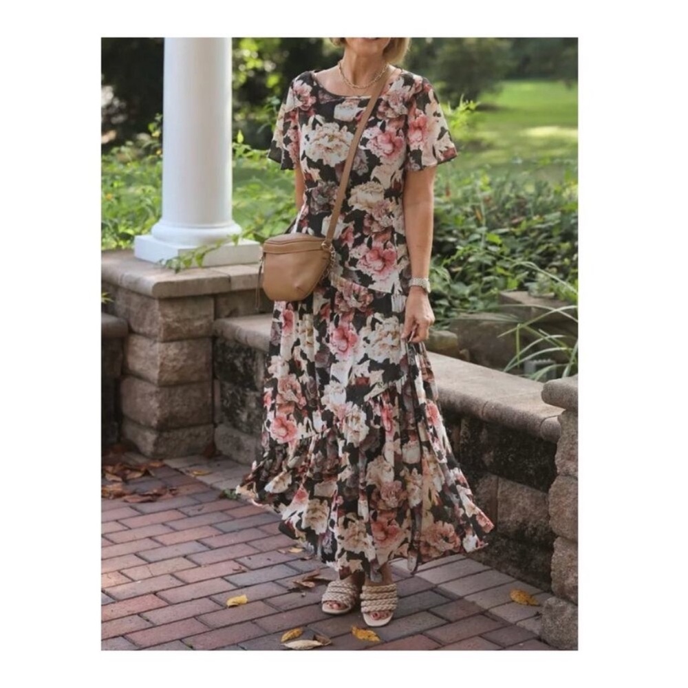 Chico’s Black Label Floral Maxi Dress